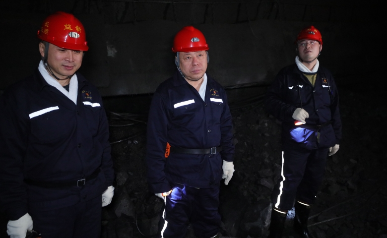 张秉德到益新矿调研检查工作