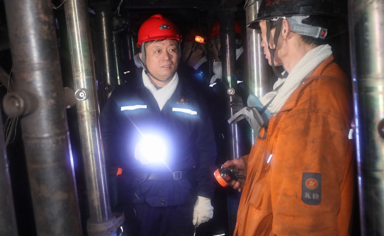 鲍衍胜到富力矿矿调研检查工作