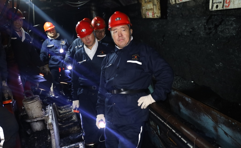 韩福生在益新矿调研检查时强调 聚焦矿井生产接续 加...