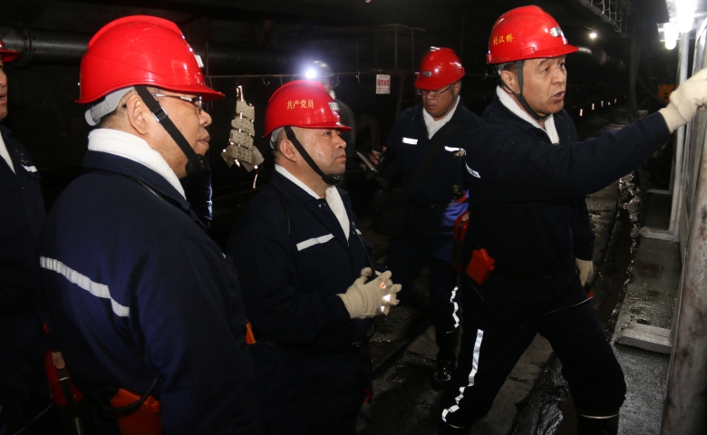 鞠超在鹤岗矿业公司峻德矿检查工作时要求 强化灾害...