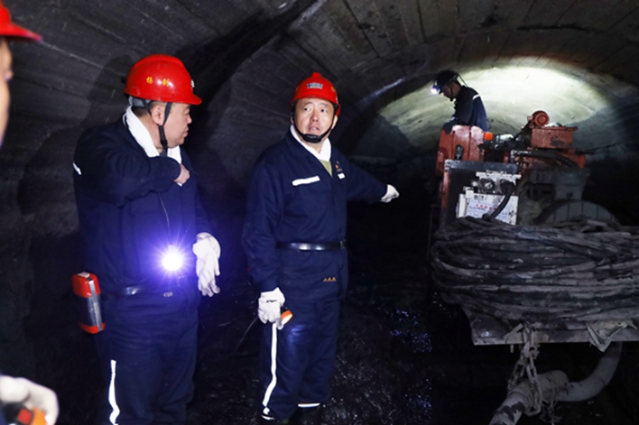 韩福生在峻德矿调研检查时强调 持续提升安全生产标...