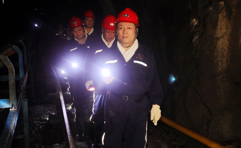 鲍衍胜到新岭矿、鸟山矿调研检查工作