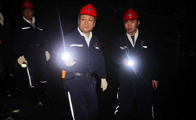 鲍衍胜到兴安矿调研检查工作