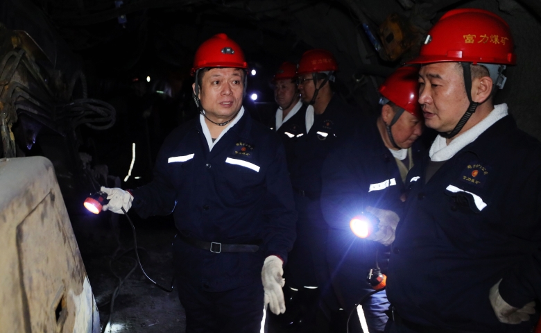 鲍衍胜到富力矿调研检查工作