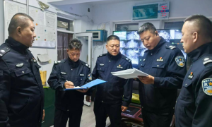 矿区保卫处组织专项巡查