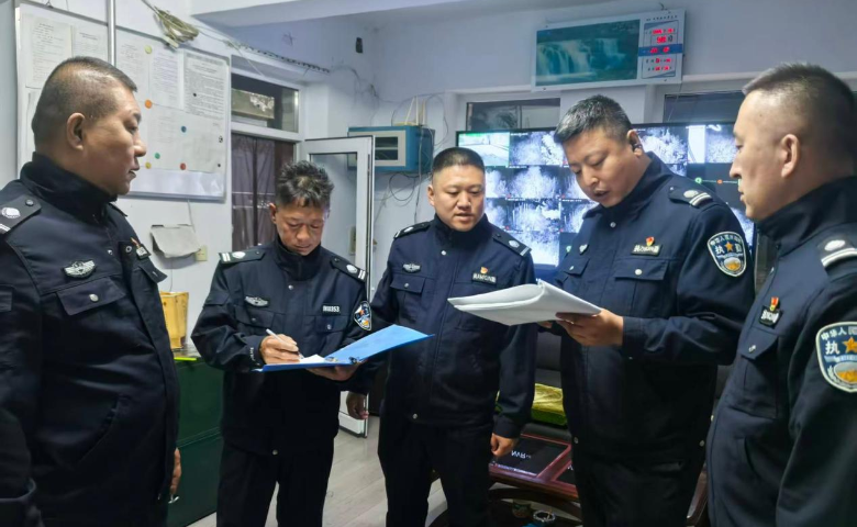 矿区保卫处组织专项巡查