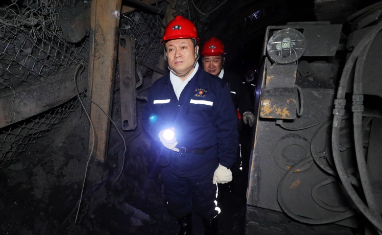 鲍衍胜到富力矿调研检查工作